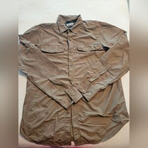 Columbia Darj Tan Long Sleeve Shirt